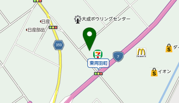 モスバーガー酒田南店の地図画像