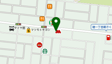 モスバーガー郡山新さくら通り店の地図画像