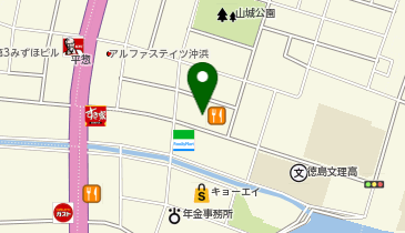 モスバーガー徳島沖浜店の地図画像