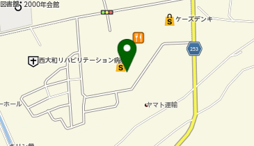 モスバーガーラスパ西大和店の地図画像