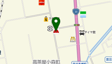 モスバーガー津南店の地図画像