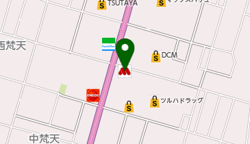 モスバーガー羽後本荘店の地図画像