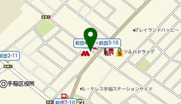 モスバーガー手稲前田店の地図画像