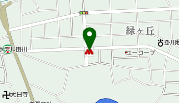 モスバーガー掛川緑ケ丘店の地図画像