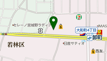 モスバーガーイオンスタイル仙台卸町店の地図画像