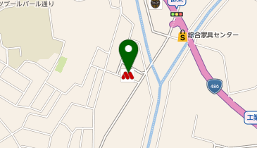 モスバーガー東広島店(広島県)の地図画像
