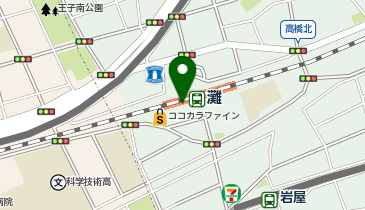 モスバーガーJR灘店の地図画像