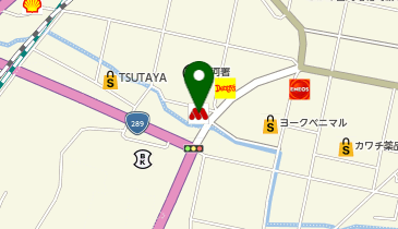 モスバーガー白河昭和町店の地図画像