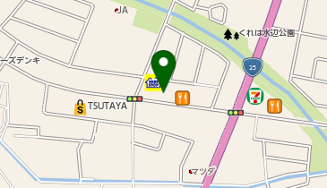 モスバーガー伊賀上野店の地図画像