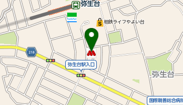 モスバーガー弥生台店の地図画像