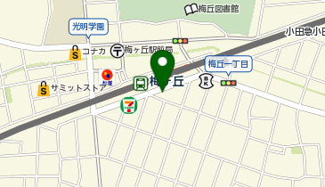 モスバーガー梅ヶ丘駅前店の地図画像