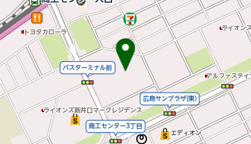 モスバーガー広島アルパーク店の地図画像