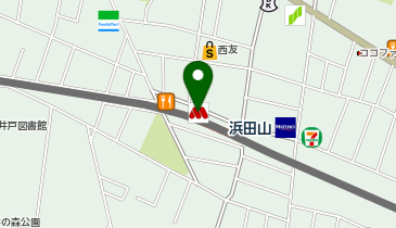 モスバーガー浜田山駅前店の地図画像