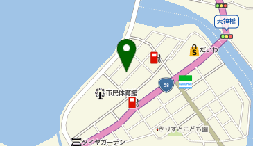 モスバーガー種子島店の地図画像