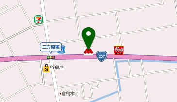 モスバーガー浜松三方原店の地図画像