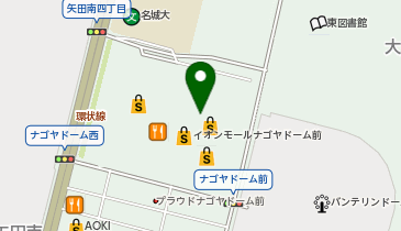 モスバーガーイオンモールナゴヤドーム前店の地図画像