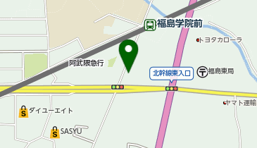 モスバーガー福島鎌田店の地図画像