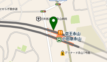 モスバーガー京王リトナード永山店の地図画像