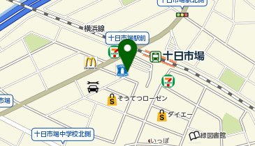 モスバーガー十日市場駅前店の地図画像
