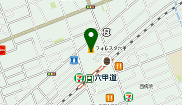 モスバーガーフォレスタ六甲店の地図画像