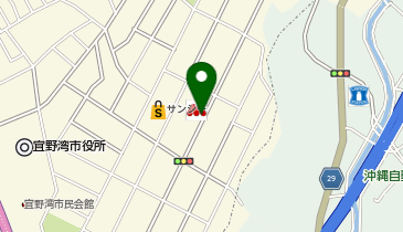 モスバーガー宜野湾野嵩店の地図画像