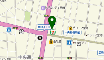 モスバーガー宮崎橘通店の地図画像
