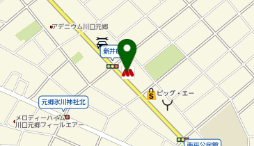 モスバーガー川口新井町店の地図画像
