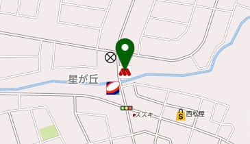 モスバーガー花巻星が丘店の地図画像