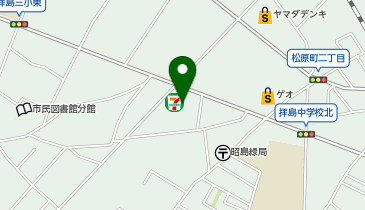 モスバーガー拝島店の地図画像