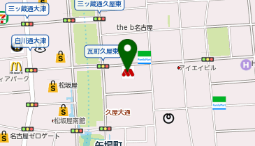 モスバーガー栄五丁目店の地図画像