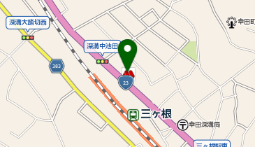 モスバーガー三ヶ根店の地図画像