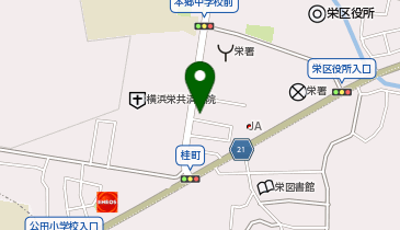 モスバーガー本郷台店の地図画像