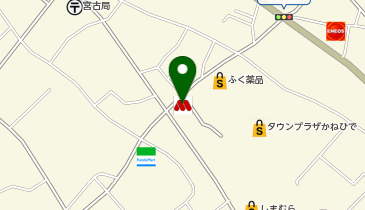 モスバーガー沖縄ひらら店の地図画像