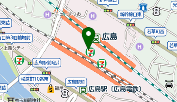 モスバーガーJR広島駅の地図画像