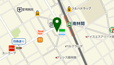 モスバーガー南林間西口店の地図画像