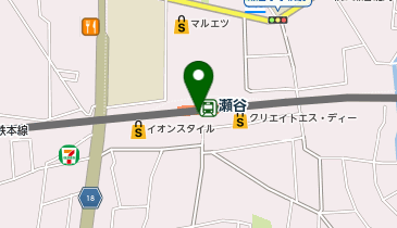 モスバーガー瀬谷駅店の地図画像