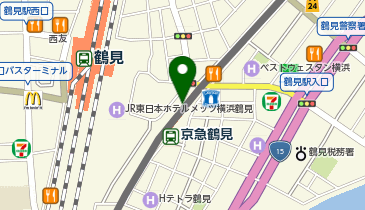 モスバーガーウィングキッチン京急鶴見店の地図画像
