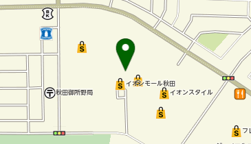 モスバーガーイオンモール秋田店の地図画像