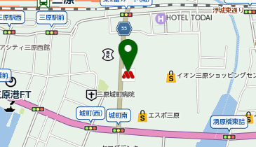 モスバーガー三原店の地図画像