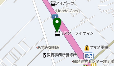 ミスタータイヤマン 野田の地図画像