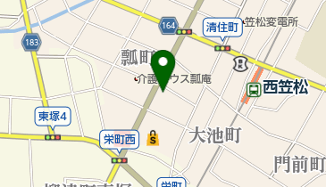 川端タイヤの地図画像