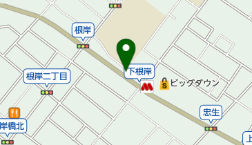 (有)北村タイヤ商会の地図画像