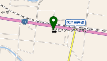 ミスタータイヤマン 大内店の地図画像