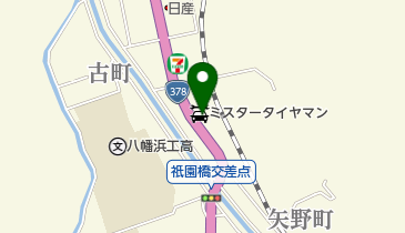 ミスタータイヤマン 八幡浜店の地図画像