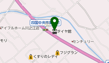 ミスタータイヤマン 川之江の地図画像