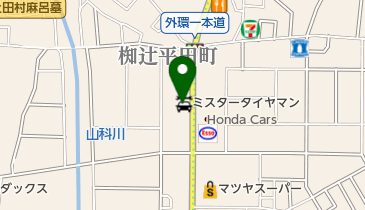 ミスタータイヤマン ウメモト山科の地図画像