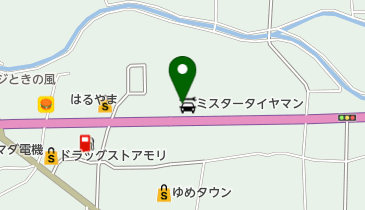 ミスタータイヤマン 八女の地図画像