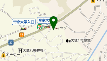 タイヤ天国の地図画像