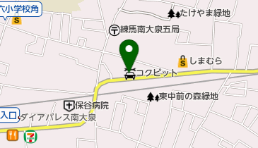 コクピット大泉の地図画像