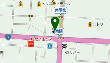 タイヤ館とっとりバイパスの地図画像